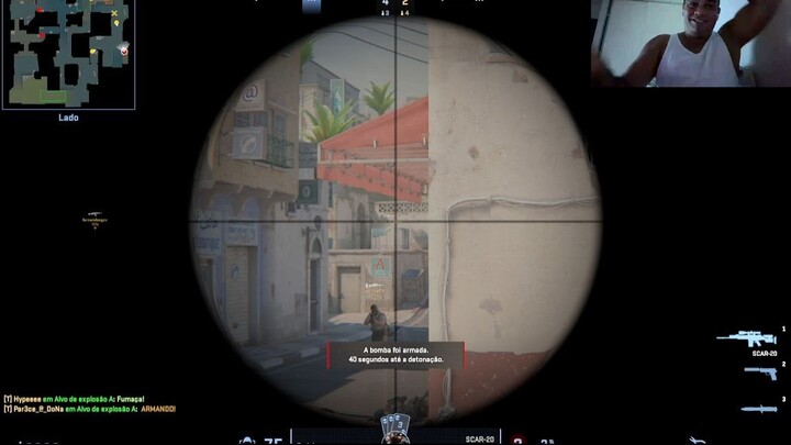 rindo muito jogando cs