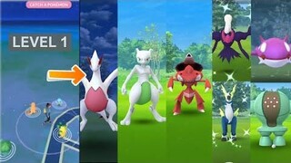 Team Valor from level 1 to 40 catching shiny mythical & legendary Mewtwo, Genesect, Darkrai and more
