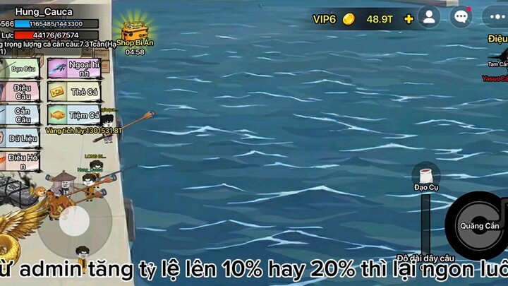 Cách lấy Long Điếu Thiên trong câu cá vạn cân nha anh em😍