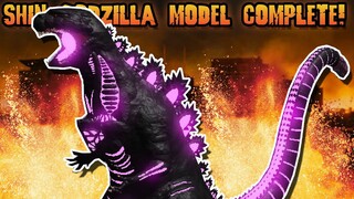 SHIN GODZILLA MODEL IS COMPLETE! | Roblox Kaiju Universe