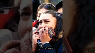GIRL REACTION AFTER SEE BTS IN CONCERT||😭 #shortsfeed #viral #ytshorts #2023 #new