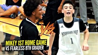 Mikey Williams vs Isaac Ellis Got HEATED!! FEARLESS 8th Grader Drops 30 vs Vertical Academy!!