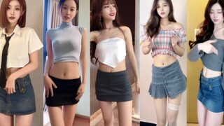 Today's big data: sexy short skirt + slow hip sway (summer is here, the season of short skirts has a