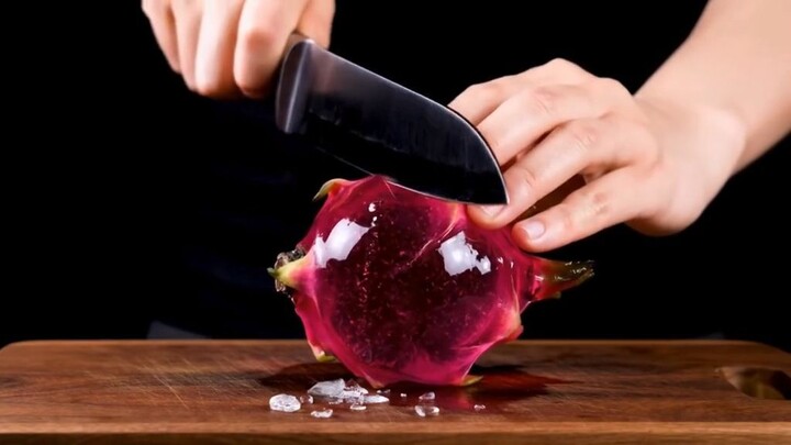 ASMR หั่นผลไม้แก้วฟังเพลินๆ 🍇🫒🍈 cutting glass fruits 🍎