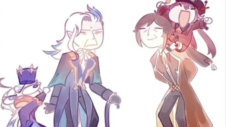 [ Genshin Impact ] Ông bố già và cô con gái của mình~