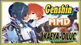 [Genshin, MMD] Kaeya dan Diluc menarikan "trouble maker"