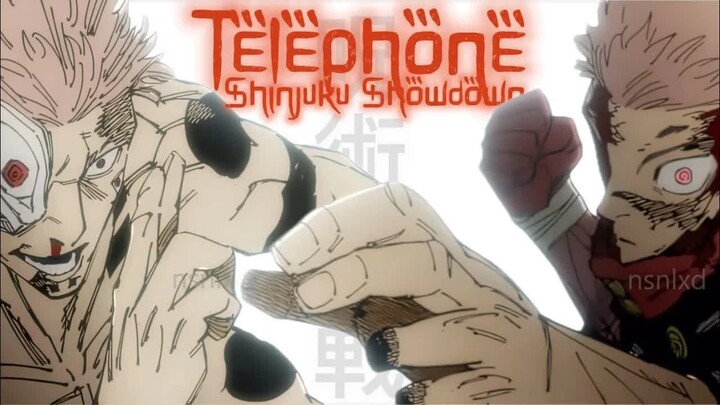 Telephone「AMV」「Jujutsu Kaisen Shinjuku Showdown」 Yuta, Maki, Hana, Todo, and Yuji vs Sukuna