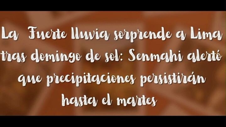 Fuerte lluvia sorprende a Lima tras domingo de sol: Senmahi alertó que precipitaciones persistirán