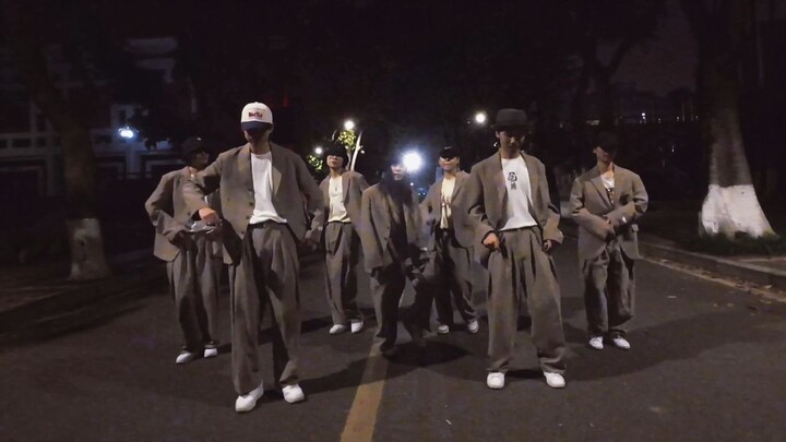 【SOUL DANCE】Kampus di pagi hari, setelan sutra terbaik untuk pria, Klub Tari Mustang Universitas Cho