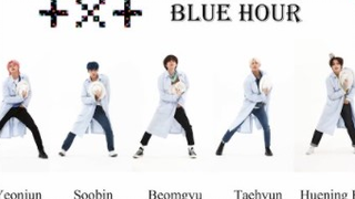 TXT Blue Hour 成员舞蹈同屏对比