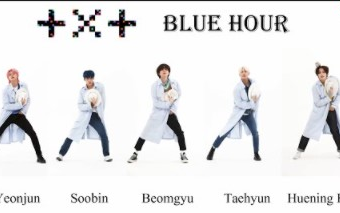 TXT Blue Hour members' dance performances on screen