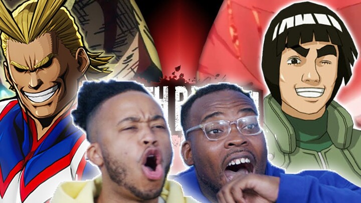All Might VS Might Guy (My Hero Academia VS Naruto) | DEATH BATTLE! Reaction