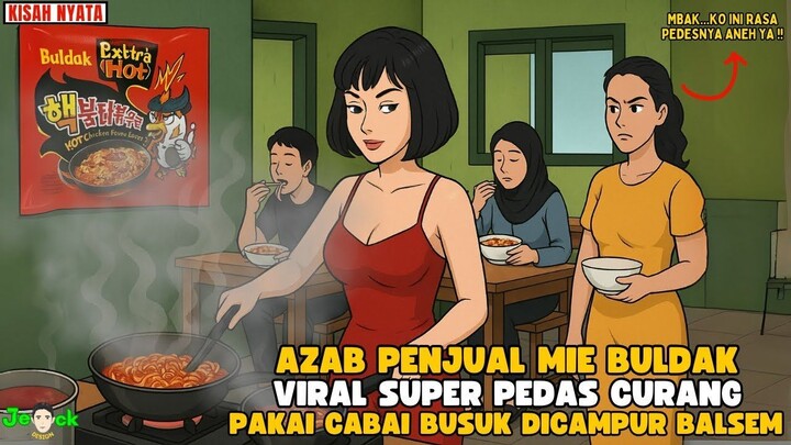 AZAB PENJUAL MIE BULDAK VIRAL SUPER PEDAS CURANG PAKAI CABAI BUSUK DICAMPUR