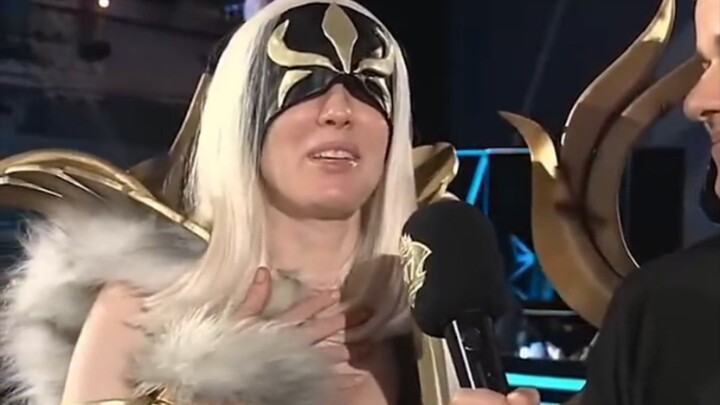 REAKSI NGAKAK KO DELWYN MELIHAT NAFARI SALFOK DENGAN COSPLAYER PHARSA DI M7 WORLD CHAMPIONSHIP