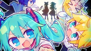 【中文CC字幕／東方MV】东方☆Wonderland【初音ミク × 鏡音リン × 鏡音レン × KAITO】