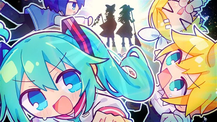 【ซับไตเติล CC ภาษาจีน/มิวสิกวิดีโอโทโฮ】โทโฮ ☆ วันเดอร์แลนด์【ฮัตสึเนะ มิกุ × คาเงะโนะ ริน × คาเงะโนะ 