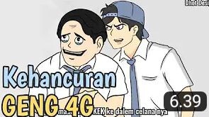 KEHANCURAN GENG 4G - Animasi Sekolah