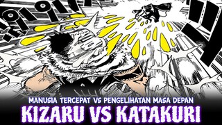 KIZARU VS KATAKURI - MANUSIA TERCEPAT VS PENGELIHATAN MASA DEPAN HAKI KENBUNSHOKU! ONE PIECE TERBARU