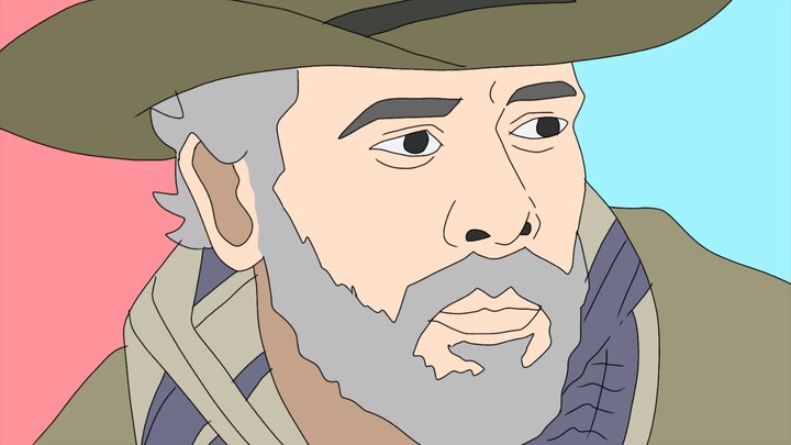 Menggambar Sam Dari Film Desierto (2015) - Versi Cyberpunk Di Akhir!