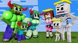 Monster School : Angel and Devil Baby Zombie Family - Sad Story - Minecraft Animation