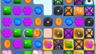 banyak permen yang terkunci, candy crush