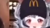 anime girl working at McDonald's