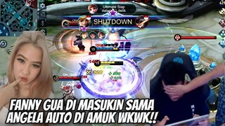 JADI GINI RASANYA DI MASUKIN!! FANNY GUA AUTO NGAMUK + DI AMUK WKWK!!