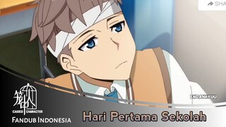 Diserang saat pertama sekolah - [Fandub Indo] Caged Character