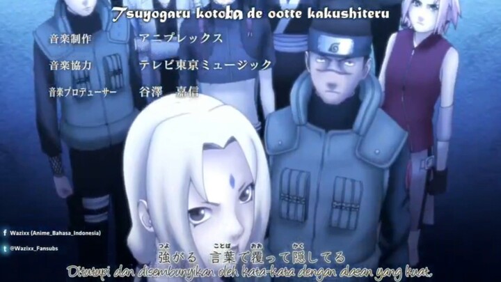 🌀Naruto Shippuden - OP 7 "A World That Was Transparent by Hata Motohiro" | «ep 154-179»