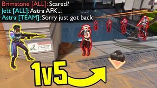 These 1v5 HERO Moments Make Players DELETE VALORANT...
