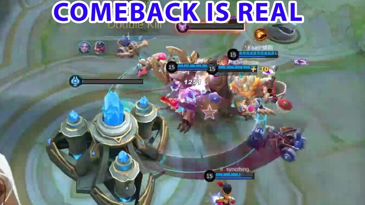 Moment Comeback ter epic Mobile legend