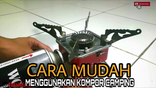 Cara menggunakan kompor portabel mini | kompor yang biasa digunakan  untuk camping |