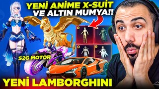 İLK ÖZEL ANİMASYONLU ANİME X-SUİT VE ALTIN MUMYA X-SUİT!! 😱 YENİ LAMBORGHINI ARABALAR! | PUBG MOBILE