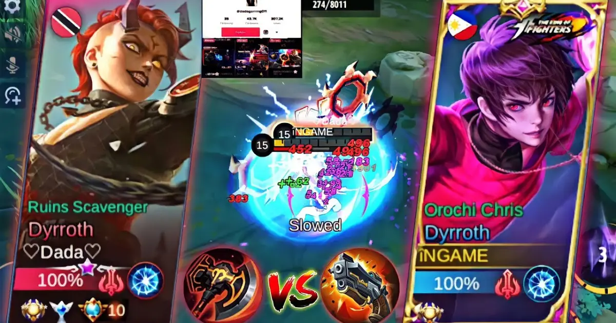 iNGAME VS DADA THE QUEEN OF DYRROTH (1VS1) | INTENSE BATTLE | WHO WIN? - Bilibili iNGAME VS DADA THE QUEEN OF DYRROTH (1VS1) | INTENSE BATTLE | WHO WIN? - Bilibili