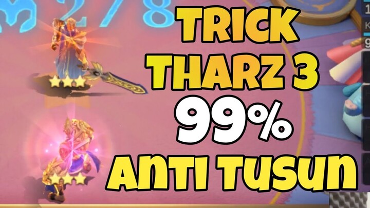 CARA MAIN THARZ 3 PATCH SEKARANG ANTI TUSUN ‼️ COMBO MAGER MAGIC CHESS MOBILE LEGENDS