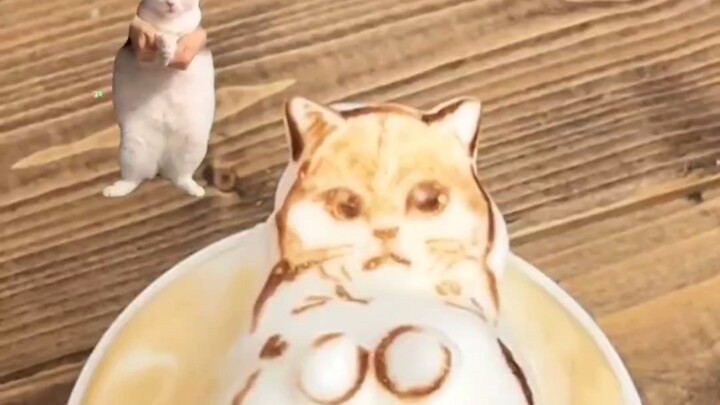 “Cara membuat latte art dari stiker emoji”