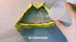 【滴胶】【山海鲸-独角鲸】原创树脂鲸鱼滴胶制作过程分享 第一次在B站投稿～请多多指教