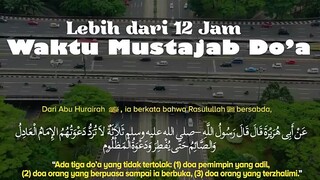 waktu mustajab doa