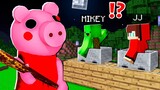 Creepy Piggy Titan vs JJ and MIKEY ESCAPING Piggy Mutant ! - in Minecraft Maizen