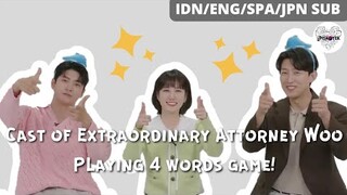 [MULTI SUB] Park Eun Bin, Kang Tae Oh, Kang Ki Young #extraordinaryattorneywoo play 4 syllables game