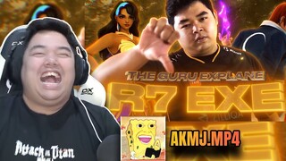 #REACT7 AKMJ.MP4 - R7 EXE | THE GURU EXPLANE