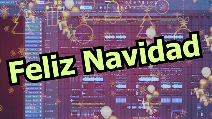 Feliz Navidad - D.A.T Mix | FL Studio 20 | Nhạc giáng sinh Demo