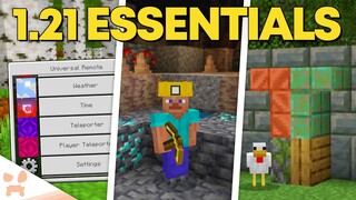 NEW ESSENTIALS FOR MINECRAFT 1.21 (full showcase)