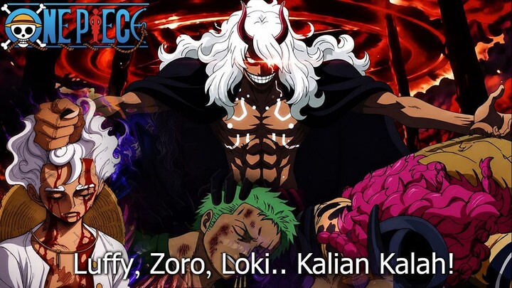 FULL ONE PIECE TERBARU - IMU MODE BARU GILA! 4 MONSTER (LUFFY, ZORO, SANJI, LOKI) TAK BERDAYA!!