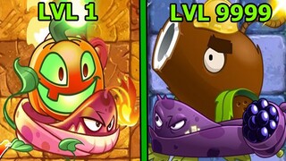 Pháo Dừa Tươi Coconut VS Bí Ngô Phun Lửa Lễ Hội Ma Quỷ Plant Vs Zombie 2 Hoa Quả Nổi Giận 2 pvz2