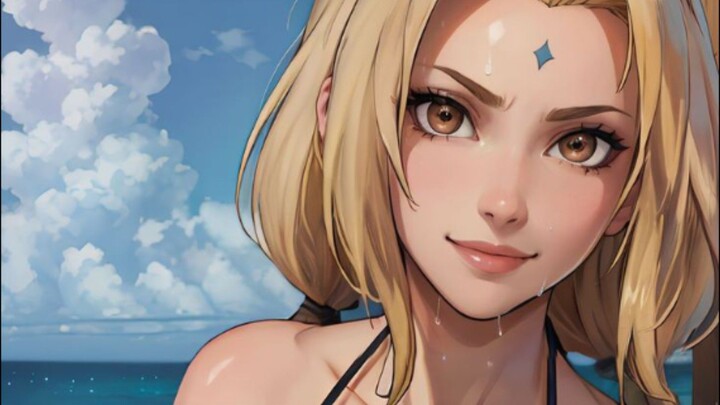 SCENE TSUNADE PAKAI BAJU MINIM