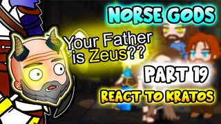 Norse Gods react to Kratos Part 19 || GOW Ragnarök || - Gacha Club React