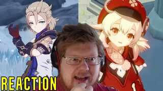 Genshin Impact - Albedo & Klee Gameplay Trailer | REACTION