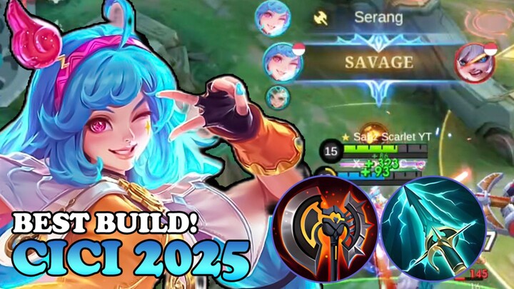 SAVAGE‼️| BEST BUILD CICI JUNGLER 2025