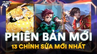 LIÊN QUÂN UPDATE 13 chỉnh sửa: Murad, Yan, Thorne, Hủy Trang Bị - Phiên Bản Mới Trải Nghiệm Game